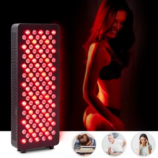 Panel LED do terapii światłem inSPORTline Flabor 120 LED ∙ czerwone + NIR ∙ montaż ścienny / stojący ∙ pilot