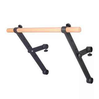 Drążek do podciągania inSPORTline Wootaline ∙ długość 80 cm ∙ nośność 150 kg ∙ drewno bukowe/stal