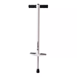 Skoczek pogo WORKER Zummi ∙ solidna stalowa rama ∙ antypoślizgowe podnóżki ∙ sprężyny ∙ piankowe uchwyty ∙ nośność 35 kg - Biały