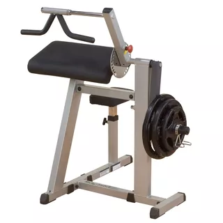 Stanowisko biceps / triceps Body-Solid GCBT380 ∙ regulowane siedzisko ∙ kąt 30° ∙ konstrukcja stalowa ∙ podkładki DuraFirm™ - Szary
