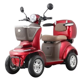 Skuter elektryczny czterokołowy W-TEC Lubica II - Czerwony