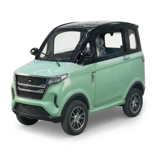 Czterokołowiec elektryczny W-TEC Tuligo ∙ 2-osobowy ∙ prędkość 45 km/h ∙ zasięg 80 km ∙ kamera cofania ∙ dach panoramiczny - Miętowy