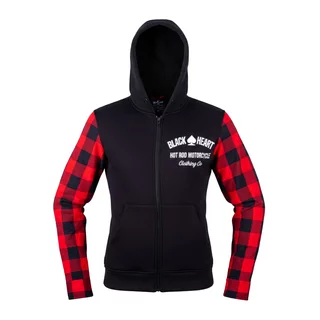 Damska bluza motocyklowa W-TEC Black Heart Ramforge Lady ∙ kieszenie na ochraniacze ∙ podszewka mesh ∙ regulowany kaptur ∙ elastyczne ściągacze