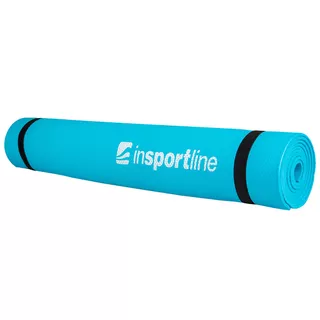 Mata fitness inSPORTline EVA 173x60 ∙ tłumiąca wstrząsy ∙ termoizolacyjna ∙ antypoślizgowa ∙ waga 340 g - Jasno-niebieski