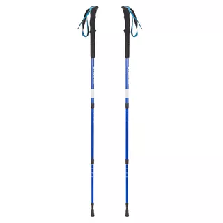 Kijki trekkingowe inSPORTline Altiplano 100 ∙ lekkie aluminiowe ∙ teleskopowe 3-sekcyjne ∙ 540 g/para ∙ amortyzacja wstrząsów ∙ ergonomiczne uchwyty