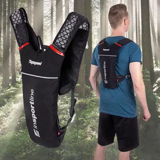 Ultralekki plecak do biegania inSPORTline Topspeed - OUTLET - Czarny