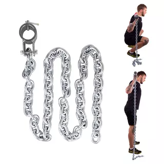 Łańcuch siłowy / treningowy inSPORTline Chainbos ∙ 15 kg ∙ stalowa konstrukcja ∙ montaż na sztangę ∙ do przysiadów i martwych ciągów