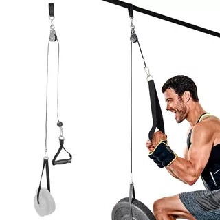 Koło pasowe treningowe inSPORTline Puley 100 ∙ kompaktowy system wyciągowy ∙ udźwig 160 kg