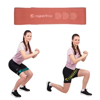 Opaska / taśma oporowa inSPORTline Hiplop M ∙ ok. 16 kg oporu ∙ antypoślizgowa ∙ szer. 7 cm