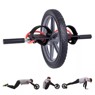 Wałek / roller do brzuszków Ab Roller inSPORTline AR1000 ∙ 35 cm ∙ wytrzymałość 110 kg ∙ antypoślizgowa powierzchnia