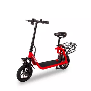Hulajnoga elektryczna z siodełkiem W-TEC Billar II 500W ∙ koła 12″ ∙ 30 km zasięg - Czerwony