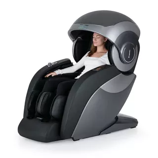 Fotel do masażu inSPORTline Cortela ∙ masaż 3D + masaż powietrzny ∙ funkcja Zero Space ∙ aromaterapia ∙ 74 poduszki powietrzne - Czarny