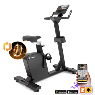 Profesjonalny rower treningowy inSPORTline e-Velocer UB ∙ wbudowany generator prądu energii ∙ 32 poziomy ∙ elektromagnetyczny ∙ HRC ∙ WATT