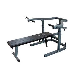 Ławka płaska do wyciskania inSPORTline LKM715 ∙ regulowana wysokość ∙ nośność 150 kg ∙ obciążenia 30 mm