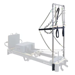 Wieża do reformera pilates inSPORTline Comfolder EVO ∙ nośność 100 kg ∙ 45 oczek mocujących ∙ uchwyt V regulowany
