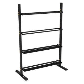 Wielofunkcyjny stojak na akcesoria fitness inSPORTline StorageRack II ∙ nośność 600 kg ∙ 4 półki