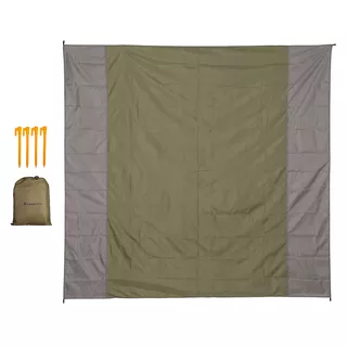 Koc piknikowy inSPORTline Dattino 210x200 cm + szpilki - Zielony