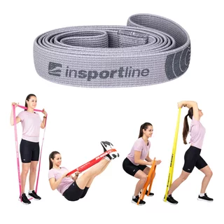 Guma oporowa inSPORTline Rand XX Strong ∙ 208×3,3 cm ∙ do ćwiczeń, rehabilitacji ∙ opór 13 kg