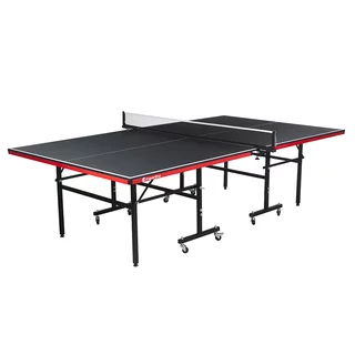 Składany stół do tenisa stołowego inSPORTline Sental 150 ∙ blat MDF 15 mm ∙ siatka w zestawie ∙ powłoka UV - Czarny
