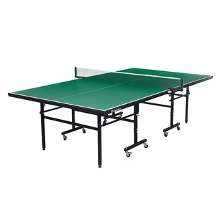 Składany stół do tenisa stołowego inSPORTline Sental 150 ∙ blat MDF 15 mm ∙ siatka w zestawie ∙ powłoka UV - Zielony