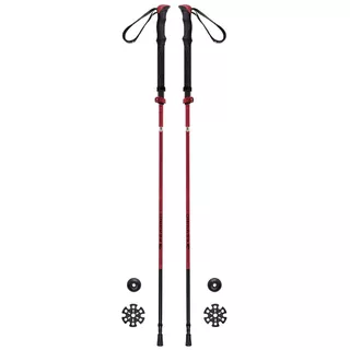 Kije trekkingowe FERRINO Spantik ∙ lekki aluminiowy stop 7075 ∙ teleskopowa regulacja 115-135 cm ∙ 5 sekcji ∙ antypoślizgowe uchwyty