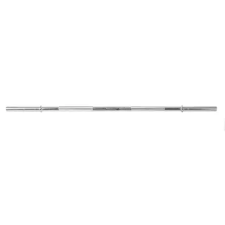 Gryf prosty inSPORTline RB-84 220 cm ∙ średnica 30 mm ∙ bez gwintu ∙ stal chromowana