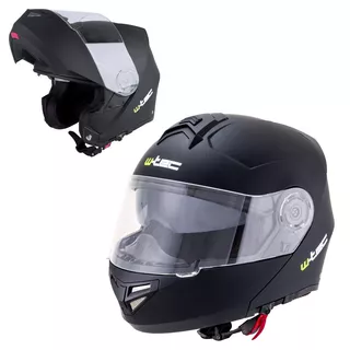 Kask motocyklowy szczękowy W-TEC Vexamo z blendą - Czarny matowy