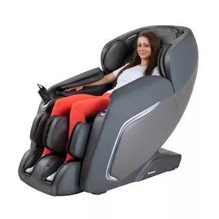Fotel do relaksu inSPORTline Carlita ∙ masaż mechaniczny + powietrzny ∙ ogrzewanie podczerwienią ∙ sterowanie głosowe ∙ Bluetooth - Antracyt