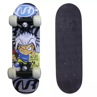 Dziecięca deskorolka Worker Kid Skateboy ∙ nośność 40 kg ∙ deska 17" klon ∙ koła  50 mm ∙ łożyska ABEC 3 ∙ antypoślizgowy grip - Skateboy