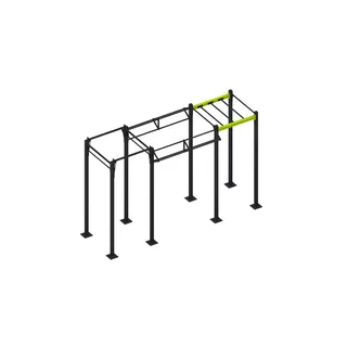 Siłownia klatkowa inSPORTline 20 ∙ wielofunkcyjne stanowisko ∙ powierzchnia 7,5 m² ∙ 14 kolumn ∙ nośność 250 kg