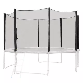 Ochronna siatka do trampoliny inSPORTline Froggy PRO 430 cm - Czarny