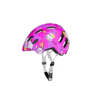 Dziecięcy kask rowerowy Etape Kitty 2.0 ∙ technologia in-mold ∙ siatka przeciw owadom ∙ 14 otworów wentylacyjnych ∙ regulacja ∙ elementy odblaskowe