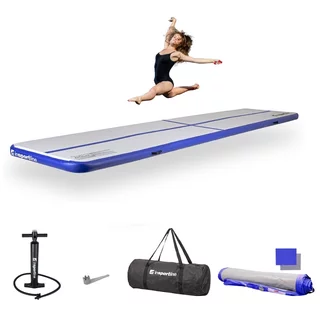 Ścieżka akrobatyczna Airtrack inSPORTline Airstunt 500x100x10 cm ∙ z pompką ∙ nośność 850 kg ∙ wodoodporna ∙ pokrowiec w zestawie