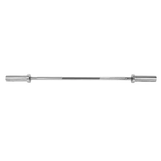 Gryf prosty olimpijski inSPORTline OB-47 120 cm ∙ średnica 50 mm ∙ stal chromowana ∙ mocne wykonanie
