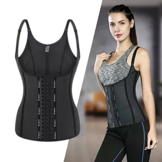 Gorset fitness na ramiączkach inSPORTline Corsup ∙ wyszczuplający ∙ stabilizujący ∙ regulowane ramiączka ∙ perforowany materiał