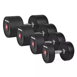 Hantle jednoręczne inSPORTline Profi ∙ 2-60 kg ∙ stal z PU ∙ ergonomiczny grip ∙ ochrona przed uderzeniami ∙ stabilny balans
