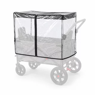 Osłona przeciwdeszczowa do wózka transportowego inSPORTline StrollKidz ∙ materiał TPU ∙ zamek błyskawiczny ∙ szybki montaż