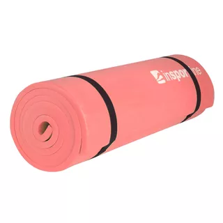 Mata do ćwiczeń fitness inSPORTline EVA 180x50 cm  ∙ pianka EVA ∙ wodoodporna ∙ grubość 1 cm ∙ waga 280 g - Różowy