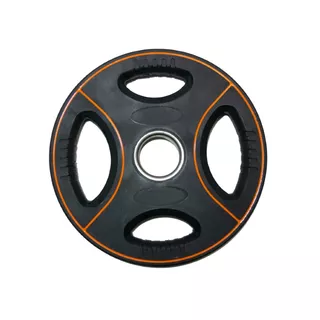 Obciążenie do sztangi Spartan TPU 10 kg ∙ poliuretanowe ∙ uchwyty boczne ∙ średnica 30 mm