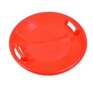 Ślizgacz śniegowy inSPORTline Snow Spartan Ufo ∙ ergonomiczne uchwyty ∙ nośność 75 kg ∙ utwardzony plastik ∙ lekki i trwały - Czerwony