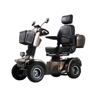 Czterokołowy wózek elektryczny inSPORTline Thodor ∙ 500 W ∙ zasięg 40 km ∙ obracane siedzisko ∙ nośność 150 kg - Brązowy