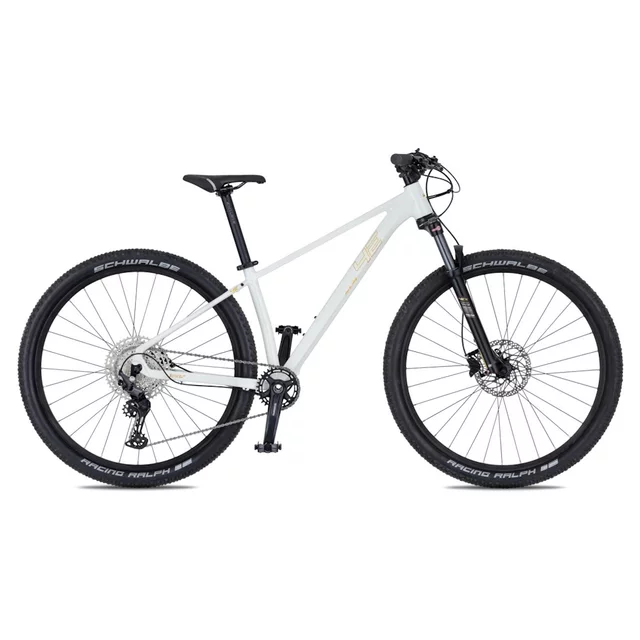 Damski rower górski 4EVER Yoga Gold Lady 29" - model 2026 ∙ 12 biegów Shimano ∙ amortyzator powietrzny ∙ hamulce hydrauliczne tarczowe - perłowo-biały/złoty