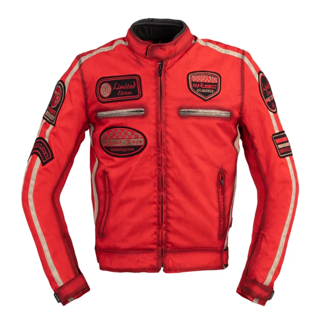 Męska kurtka motocyklowa W-TEC Patriot Red - Czerwony - Czerwony