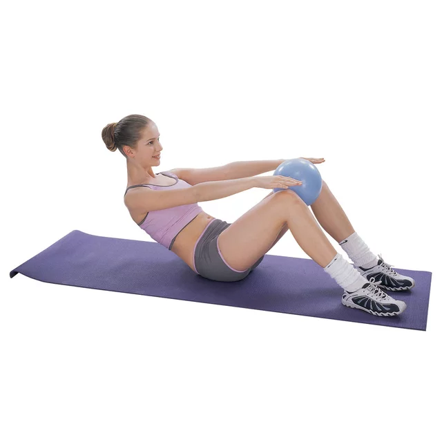 Piłka do ćwiczeń inSPORTline Aerobic Ball ∙ nośność 120 kg ∙ materiał PVC ∙ do aerobiku i rozciągania - bordo