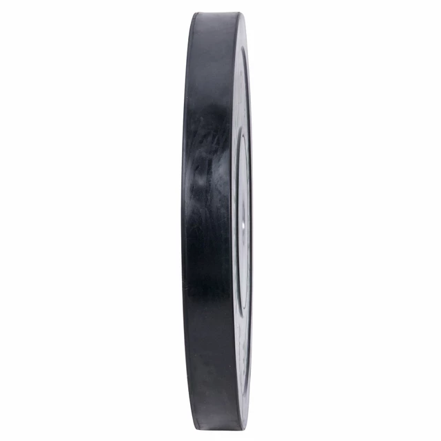 Obciążenie gumowe inSPORTline Bumper Plate 25 kg ∙ żeliwo chromowane ∙ otwór olimpijski 50 mm ∙ odporne na uderzenia ∙ gumowane