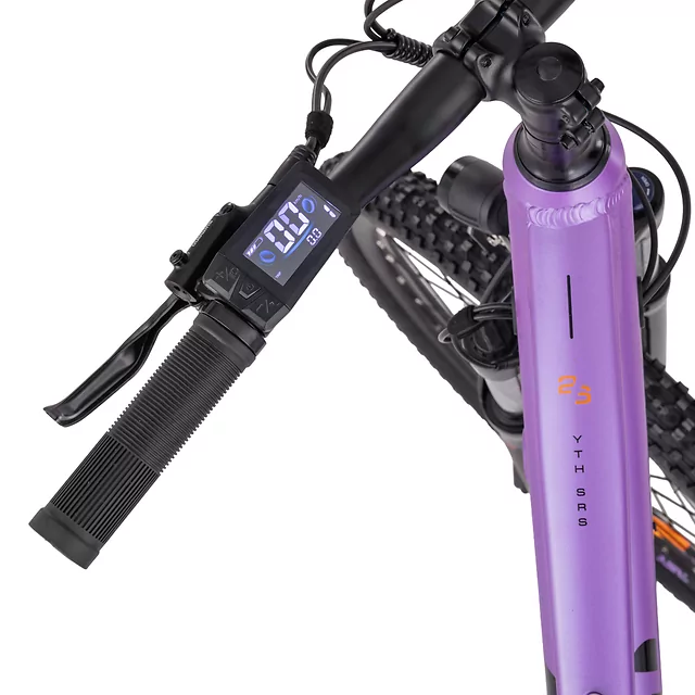 Młodzieżowy rower elektryczny inSPORTline ISL Atezion 374 Wh 26" - model 2026 ∙ bateria 374 Wh ∙ zasięg do 70 km ∙ hamulce hydrauliczne - Brzoskwiniowy beż