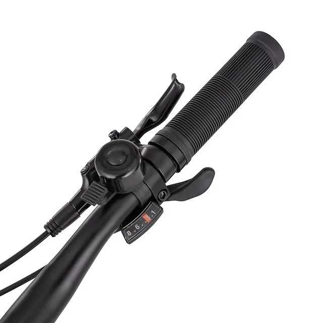 Młodzieżowy rower elektryczny inSPORTline ISL Atezion 374 Wh 26" - model 2026 ∙ bateria 374 Wh ∙ zasięg do 70 km ∙ hamulce hydrauliczne - Brzoskwiniowy beż