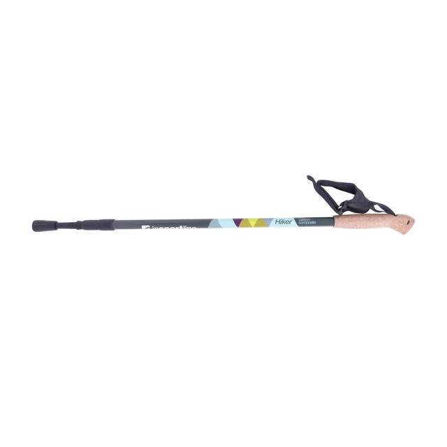 Kijki walkingowe inSPORTline Hiker ∙ 65–135 cm ∙ system Antishock ∙ karbonowe ∙ amortyzacja
