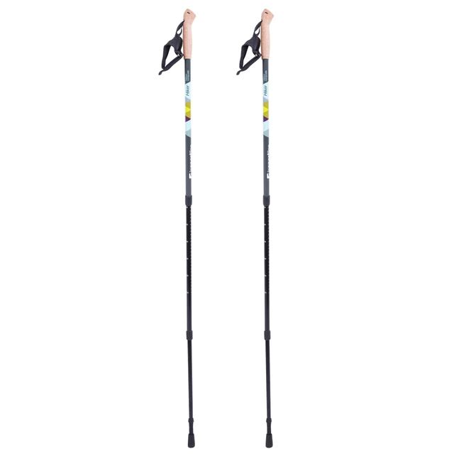 Kijki walkingowe inSPORTline Hiker ∙ 65–135 cm ∙ system Antishock ∙ karbonowe ∙ amortyzacja