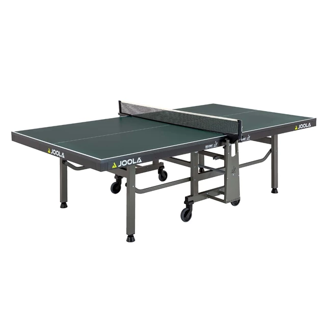 Turniejowy stół do tenisa stołowego Joola Rollomat Pro ∙ blat 25 mm ∙ ITTF ∙ składany z kółkami ∙ rama stalowa ∙ waga 129 kg - Zielony